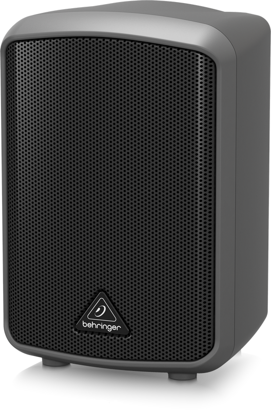 Behringer MPA30BT портативная акустическая система, 30 Вт, 6" вуфер и 1" твитер, Bluetooth, питание от адаптера или батарей, стакан 35 мм
