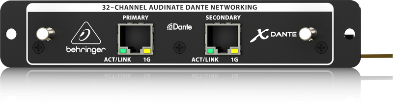 BEHRINGER X-DANTE - карта расширения Dante для X32, для записи и воспроизведения до 64 кан. аудио