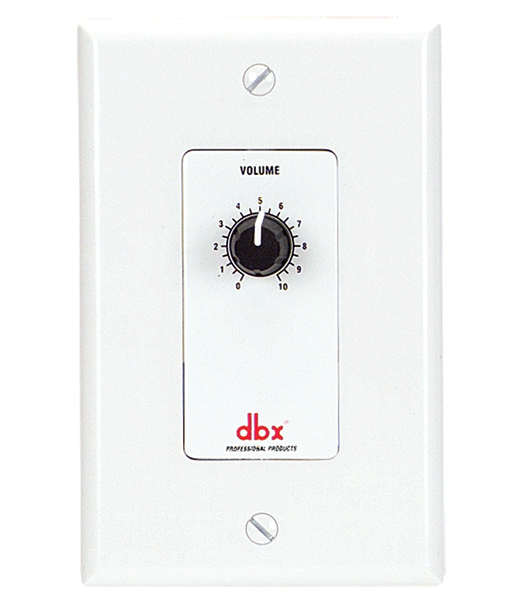 dbx ZC-1 US настенный контроллер. Управление громкостью. Подключение Cat5, 2xRJ45