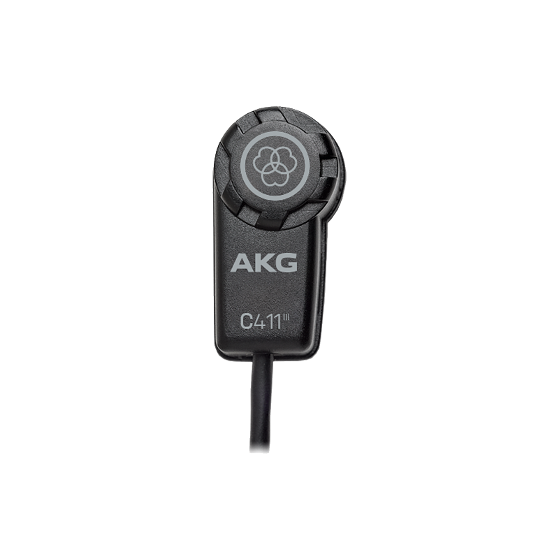 AKG C411L микрофон для струнных инструментов, к поверхности крепится на жидкой резине, разъём 3-контактный mini-XLR