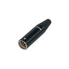 Neutrik RT3MC-B кабельный разъем mini XLR male 3 контакта