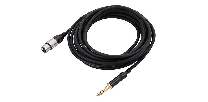 Cordial CFM 6 FV инструментальный кабель XLR female/джек стерео 6.3мм, 6.0м, черный