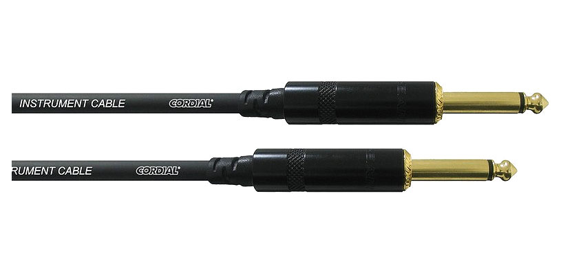 Cordial CCI 3 PP инструментальный кабель джек моно 6.3мм/джек моно 6.3мм, 3.0м, черный