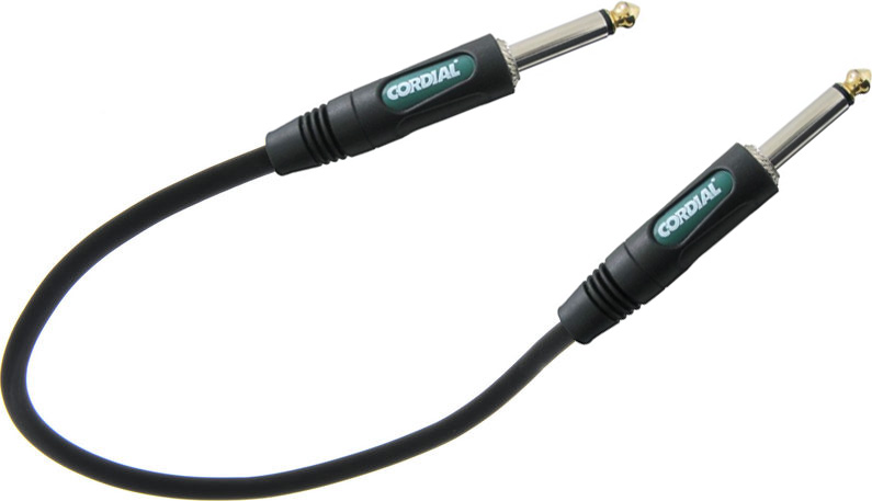 Cordial CCFI 0.3 PP инструментальный кабель джек моно 6.3мм/джек моно 6.3мм, 0.3м, черный