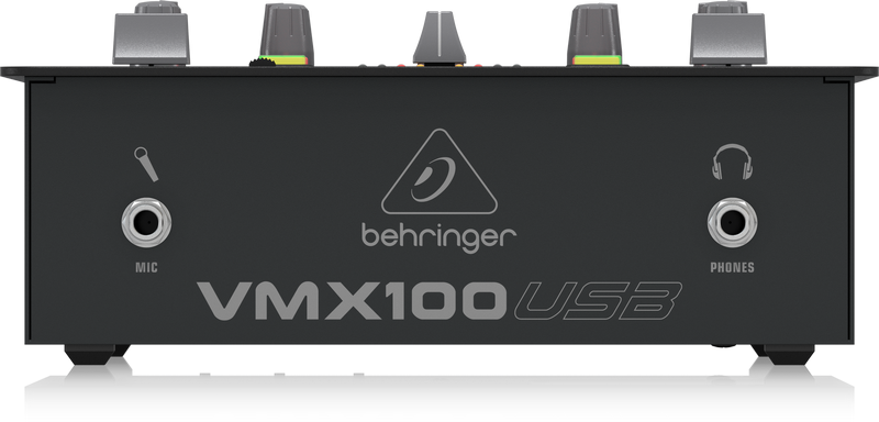 Behringer VMX100USB DJ-микшер со счетчиком темпа и USB аудиоинтерфейсом, 2 канала