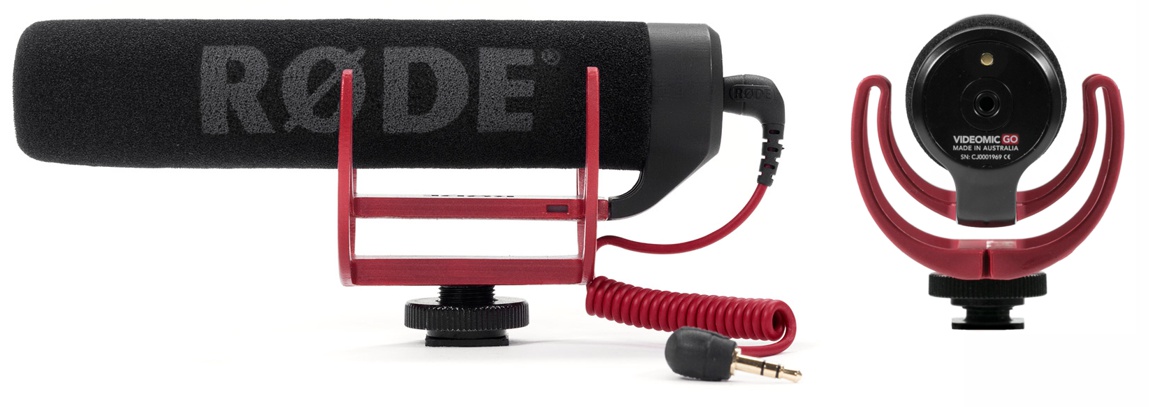 RODE VideoMic GO Легкий накамерный микрофон. Диаграмма направленности - суперкардиоида