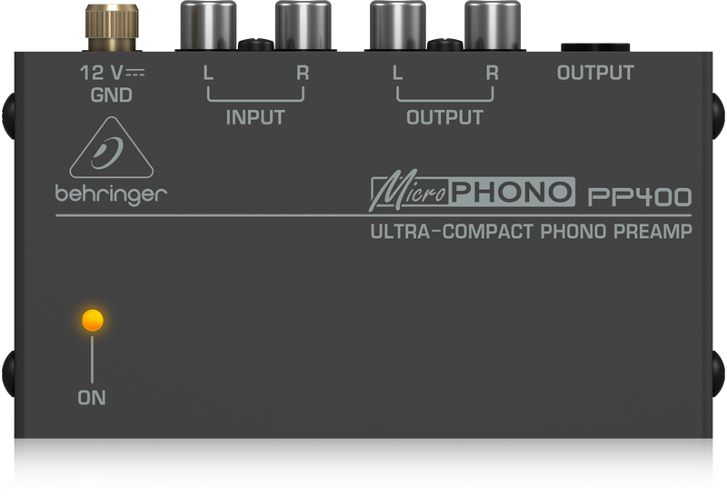 Behringer PP400 Предусилитель-корректор для проигрывателей виниловых дисков (Phono)