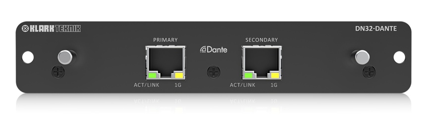 KLARK TEKNIK DN32-Dante плата расширения Dante для Behringer X32, Midas M32, 32 входных/выходных канала