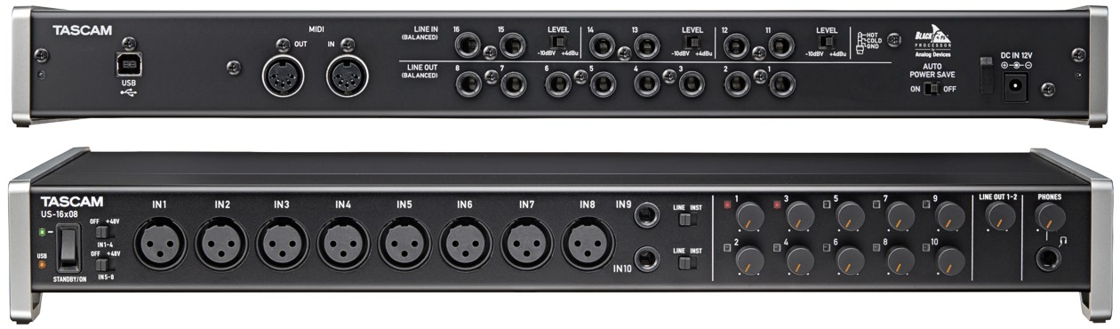 Внешняя звуковая карта tascam us 2x2