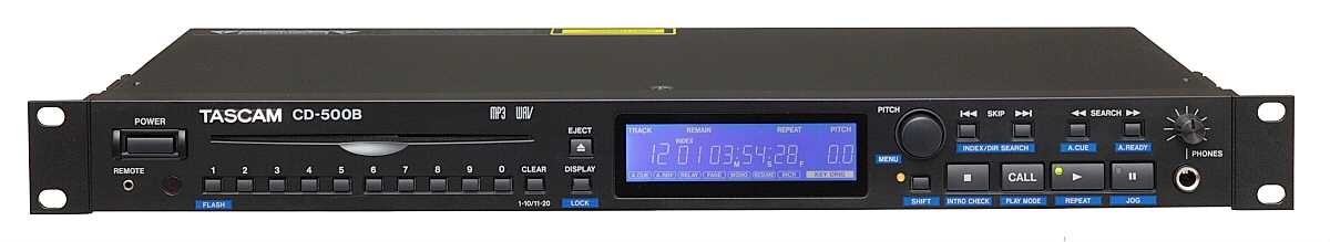 TASCAM CD-500B CD плеер Wav/MP3 выход XLR