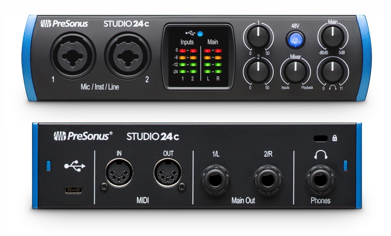 Звуковая карта presonus studio 24c обзор