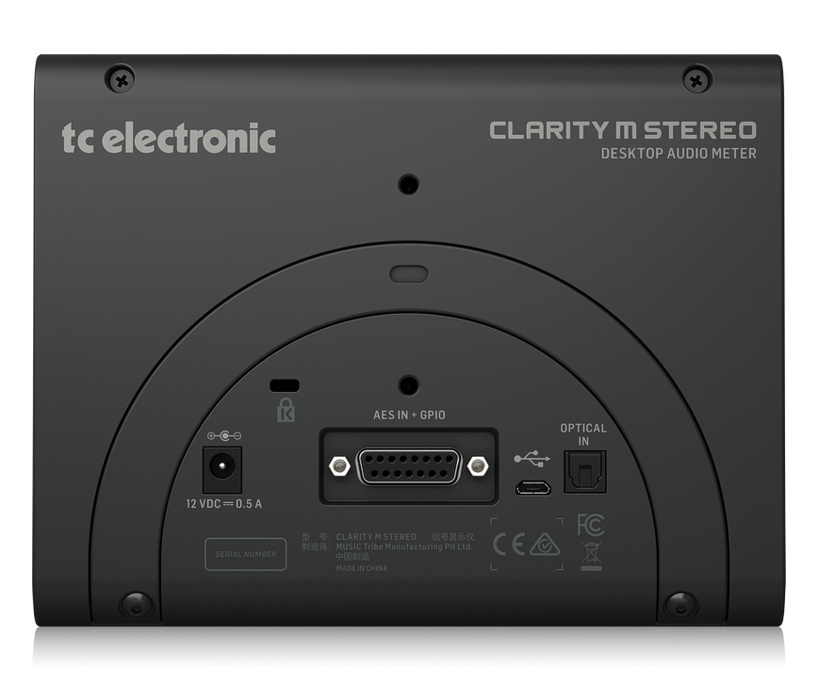 TC Electronic Clarity M STEREO измеритель громкости cтерео, AES3, USB, S/PDIF OPTICAL, 44,1/48 кГц