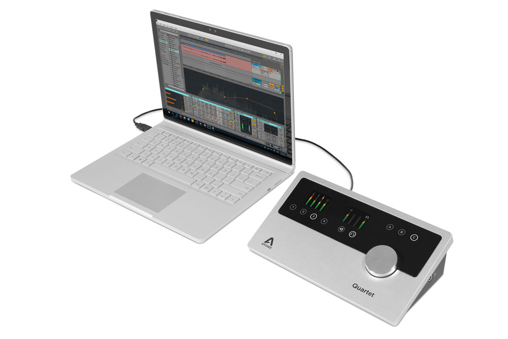 Apogee Quartet интерфейс USB 20-канальный для Windows и Mac, 192 кГц
