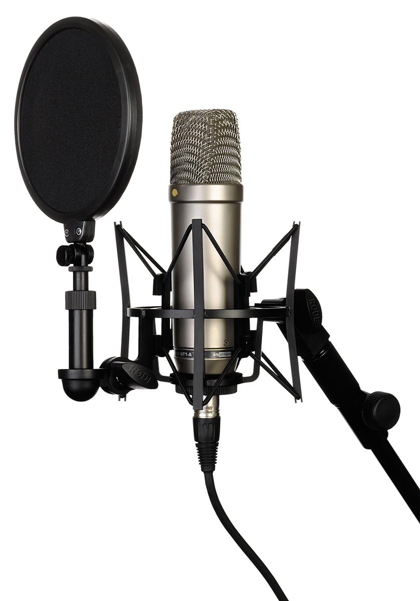 RODE NT1-A студийный конденсаторный микрофон, 1", кардиоида, 20Гц - 20кГц (+/-6дБ), -31,9 dB 1В/Па, макс. SPL 137 dB, выходное сопротивление 100 Ом