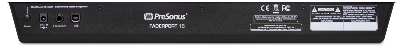 PreSonus FaderPort 16 USB-контроллер, 100мм мотор. фейдеры, поддержка программ Studio One, ProTools(HUI), Logic, Ableton Live, Cubase/Nuendo, Sonar