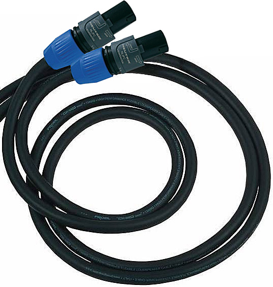 Cordial CPL 20 LL 2 спикерный кабель Speakon 2-контактный/Speakon 2-контактный, разъемы Neutrik,CLS225, 20.0 м, черный