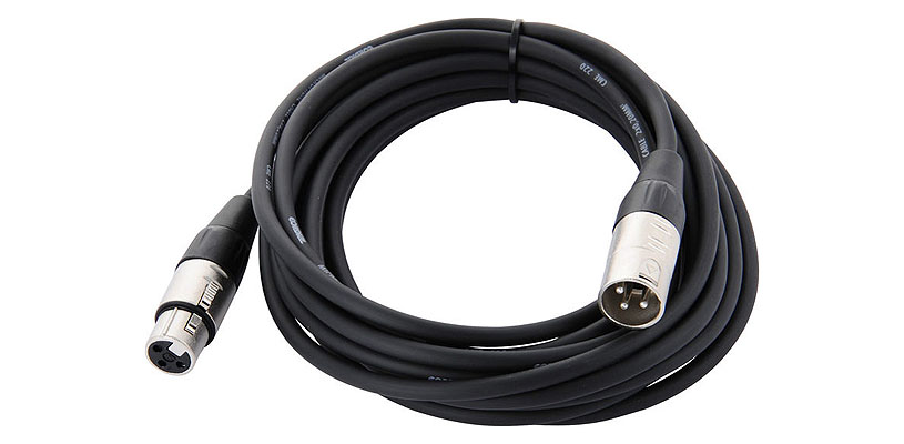 Cordial CCM 7.5 FM микрофонный кабель XLR female—XLR male, 7.5м, черный