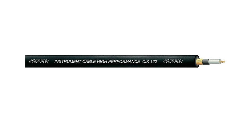 Cordial CIK 122 BLACK инструментальный кабель 6,1 мм, черный