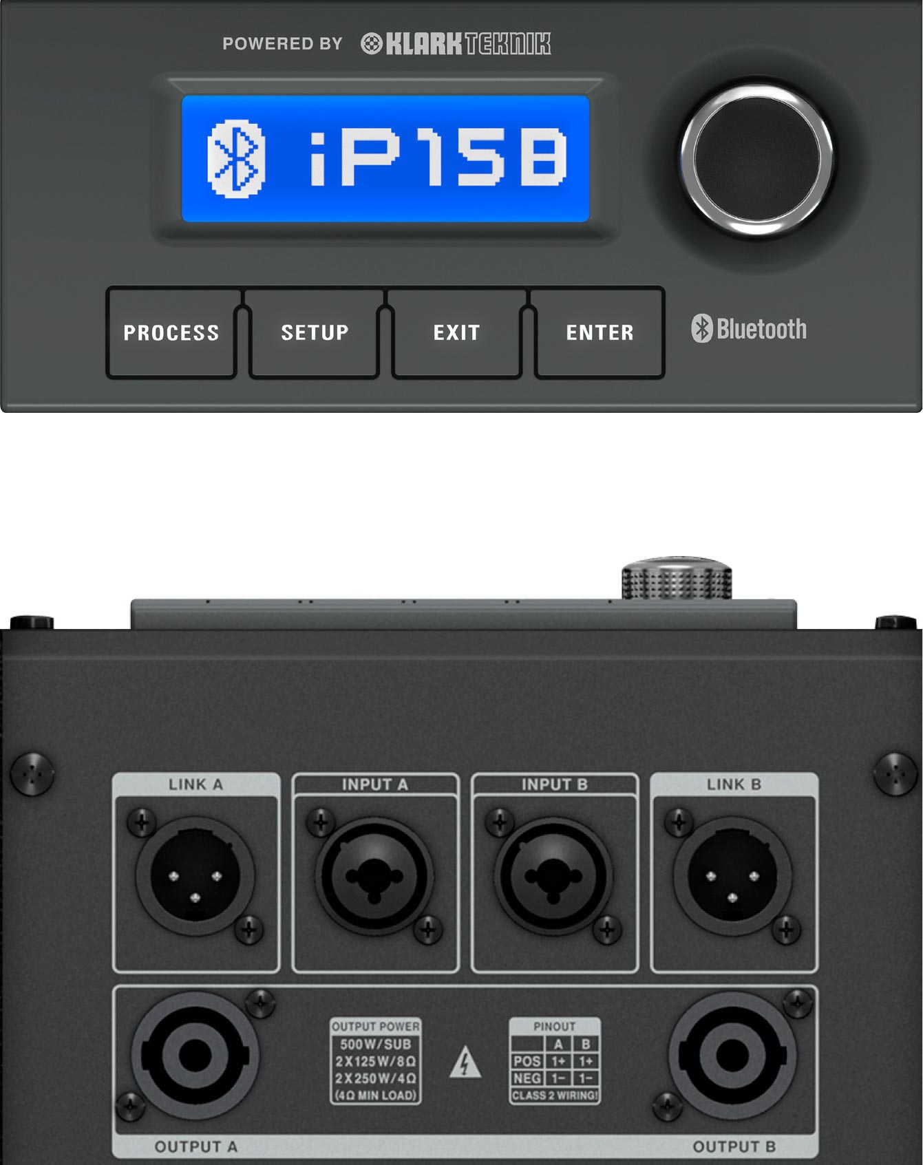 Turbosound iNSPIRE iP15B активный сабвуфер 600 Вт 15" с 2х250Вт/4Ом усил. для пассивных сателлитов, DSP "KLARK TEKNIK SST", аудио через Bluetooth