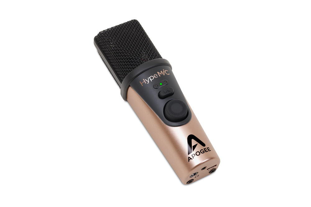 Apogee HypeMiC USB микрофон конденсаторный с аналоговым компрессором студийного качества, 96 кГц. Для Windows, Mac и iOS устройств