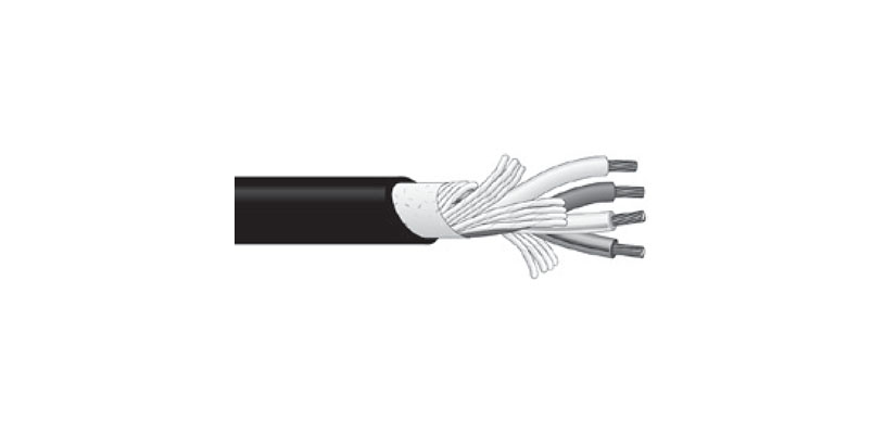 Canare 4S8 BLK кабель четырехжильный для акустических систем, 4х1,27кв.мм, черный