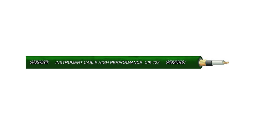Cordial CIK 122G CIK 122 GREEN инструментальный кабель 6,1 мм, зеленый