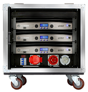 Crown VRACK12KFX Loaded VRACK12000HD туровый рэк с тремя установленными усилителями IT12000HD