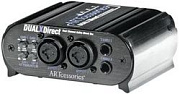 ART DualXDirect 2-х канальный активный директ-бокс, фантом или 9V бат, XLR/ 1/4"TRS