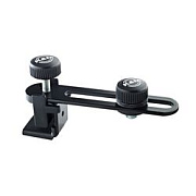 K&M 24035 держатель для микрофона с креплением на обод бас барабана, чёрный