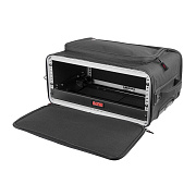 GATOR GR-RACKBAG-3UW - сумка рэковая, стальные рельсы, 3U, на колёсах