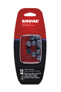 Shure EASFX1-10L Резиновые втулки для наушников внутриканальных, большие, серые, 5 пар