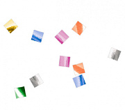 Конфетти металлизированное 6х6мм мульти Конфетти металлизированное 6х6мм мульти