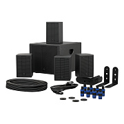 BEHRINGER SAT 1004 Bundle - комплект акустических систем, 600 Вт, 4х4' пассивных сателитов, 1х8' акт