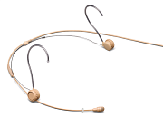 Shure TH53T/O-MTQG Миниатюрный головной микрофон конденсаторный всенаправленный, 20-20000 Гц, 5,62 мВ/Па, Max.SPL 142 дБ, разъем MTQG. Бежевый