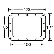 ADAM HALL 34095 - подкладка для 34085, металл, 178х127 мм
