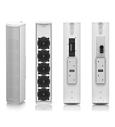 TANNOY VLS 5-WH звуковая колонна IP65, 5x3,5", RMS120Вт/Пик.480Вт 12Ом, 70В/100В,100/50/25/12,5Вт, -3дБ 150Гц-12кГц, SPL 116 дБ пик,130°x45°