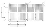INVOLIGHT LED SCREEN45 - светодиодный RGB экран, управление с РС через LedCont300