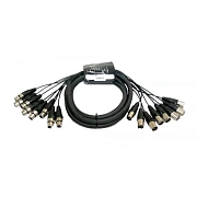 INVOTONE SNX85 - аудио мультикорная система веерный хвост, 8 XLR MALE*8 XLR FEMALE, длина 5 метров