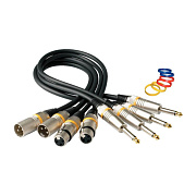 Rockcable RCL30383 D6 M Кабель XLR(M)- джек1/4, 3 метра.