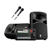 YAMAHA STAGEPAS 600BT2M - система звукоусиления 680 Вт (340 Вт + 340 Вт) с 2 микрофонами
