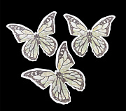 Конфетти бумажное Бабочки тропические 15см 1кг