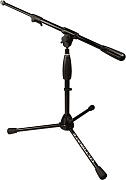 Ultimate Support PRO-T-SHORT-T стойка микрофонная низкая "журавль" на треноге, телескоп. стрела, высота 49-76 см, черная