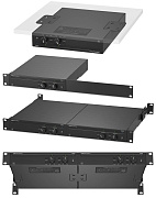 LAB.GRUPPEN CA2401 - одноканальный усилитель, 2 входа, 1 выход, 240 Вт (4/8 Ом), 70/100 В, GPI, Eth