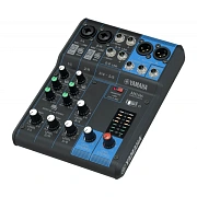 YAMAHA MG06 - микшерный пульт, 2 микр. вх., 2 стерео пары, D-PRE' микрофонные предусилители