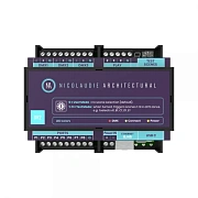 NICOLAUDIE ARCHITECTURAL DINA-DR2 LITE - DMX-интерфейс, 3х DMX512 (512 канала), 5 зон, 99 сцен, USB