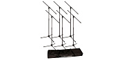 Ultimate Support JS-MCFB6PK набор из 6 микрофонных стоек "журавль" на треноге 99-163 см + сумка