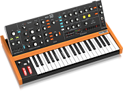 Behringer POLY D аналоговый синтезатор, 37 клавиш, 4-голосная полифония, 4 VCO, 6 октав, арпеджиатор, 32-шаговый секвенсор