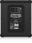 Behringer B1200D-PRO активный сабвуфер 12" 500Вт усил. класса D, стерео-кроссовер, стакан 35 мм