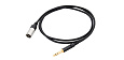 Cordial CFM 1.5 MV инструментальный кабель XLR male/джек стерео 6.3мм, 1.5м, черный