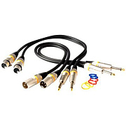 Rockcable RCL30383 D6 F Кабель XLR(F) -джек 1/4, 3 метра.